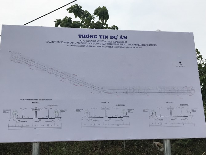 quy hoạch đường Tây Thăng Long