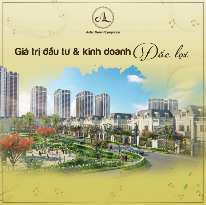 Biệt thự Shop Villas Anlac Green Symphony