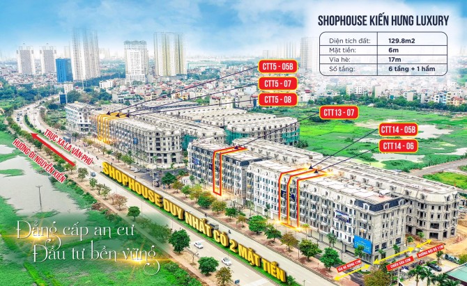 Shophouse Kiến Hưng Luxury