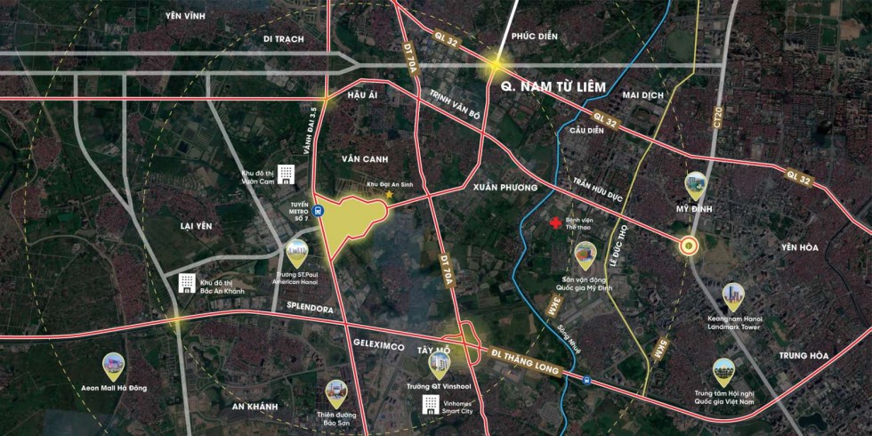 Ví trí An Lạc Green Symphony