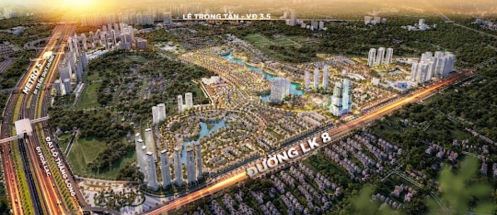 Vị trí khu đô thi Vista nam An Khánh sudico