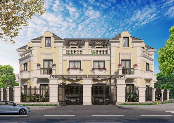 Mẫu biệt thự Song Lập Anlac Green Symphony mẫu 4