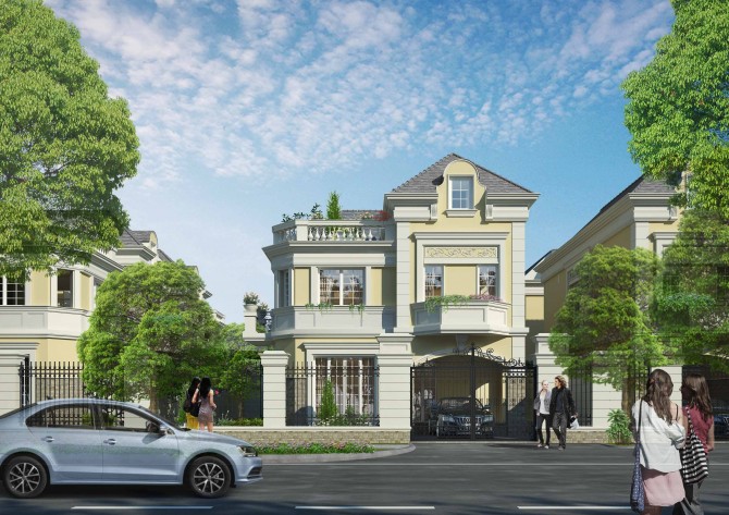 Biệt thự đơn lập Anlac Green Symphony mẫu 2