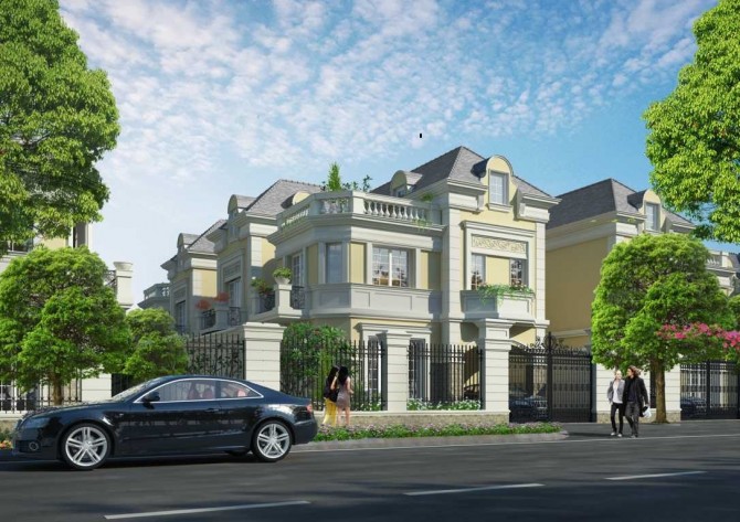 Biệt thự đơn lập Anlac Green Symphony mẫu 2